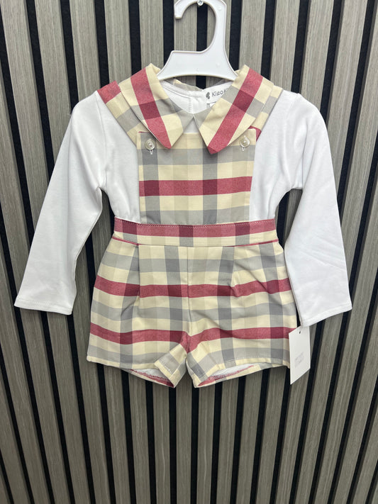 Kleo kids AW25 - boys red 2 piece