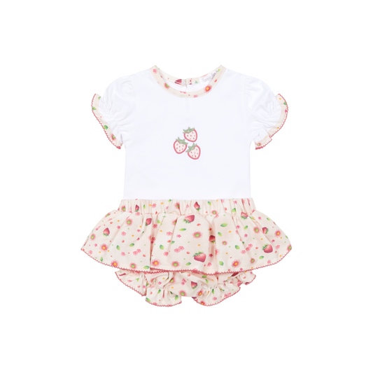 Deolinda 26604 - sorrento girls strawberry print jam pant set