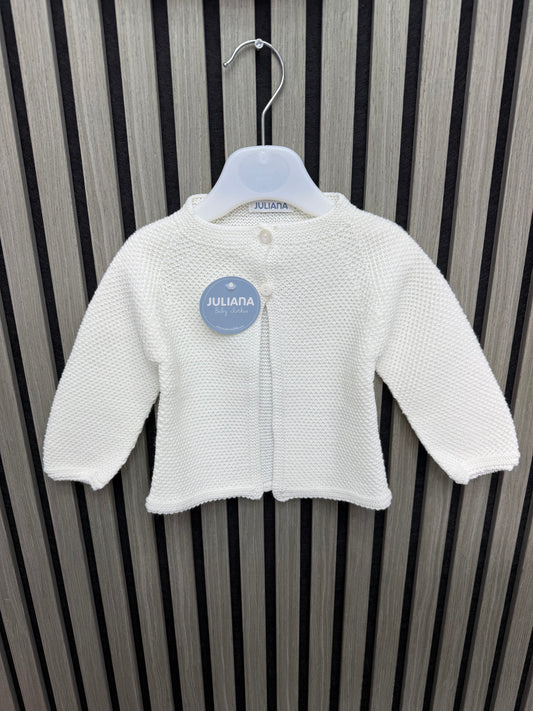 Ivory unisex fine knit cardigan - 26713