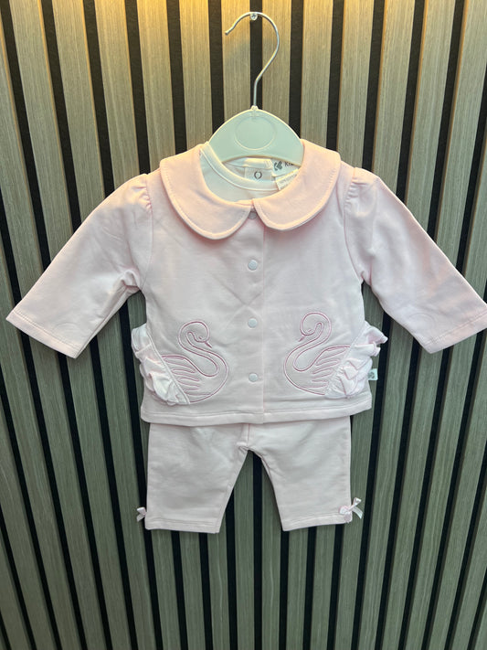 Kleo kids AW25 - swan 3 piece