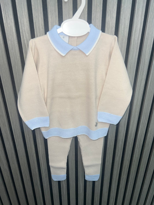 Granlei boys beige trouser set