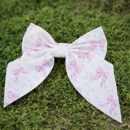 Babine ditsy bow print hair bow - PREORDER