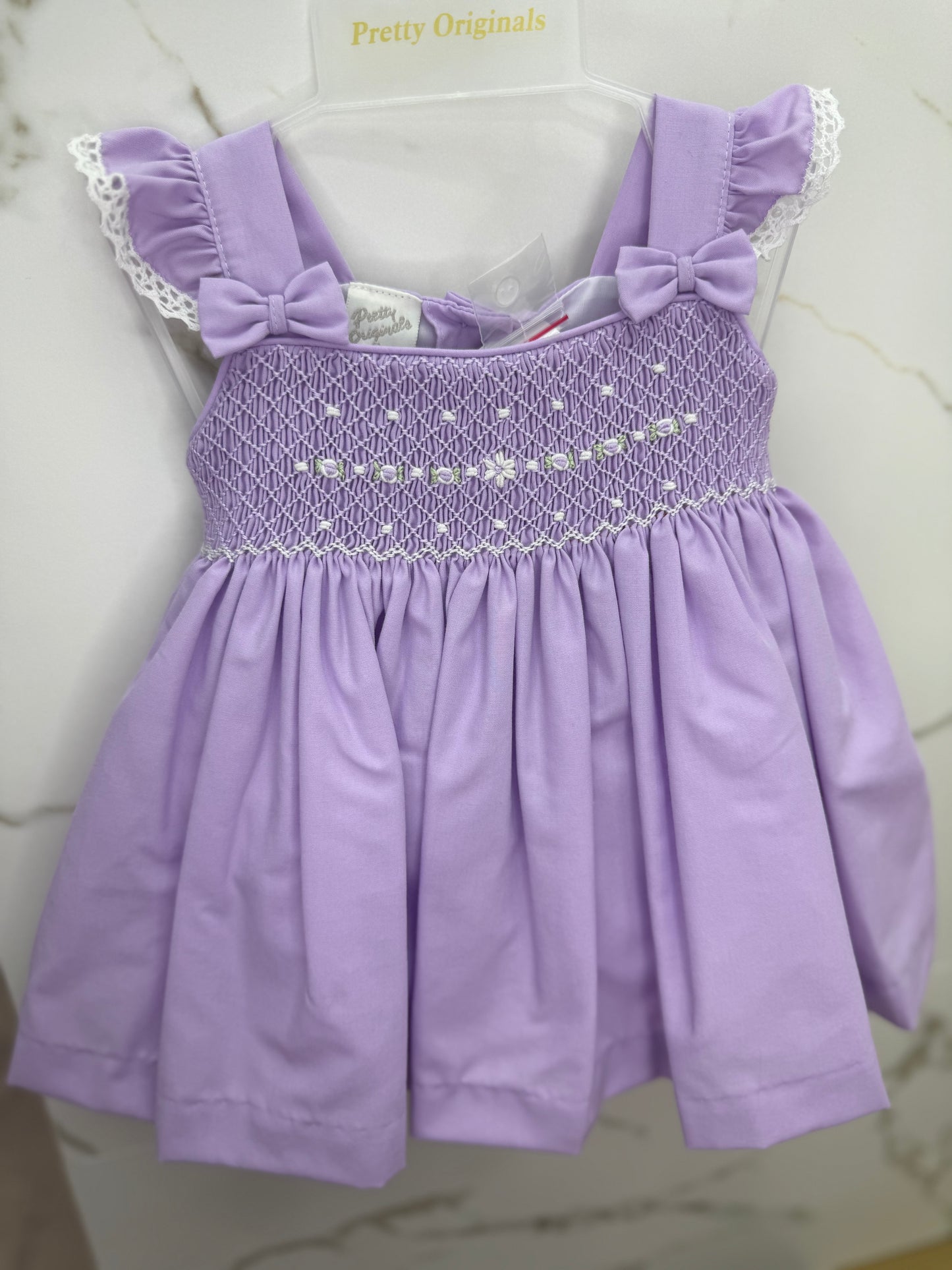 Pretty originals lilac smock dress
