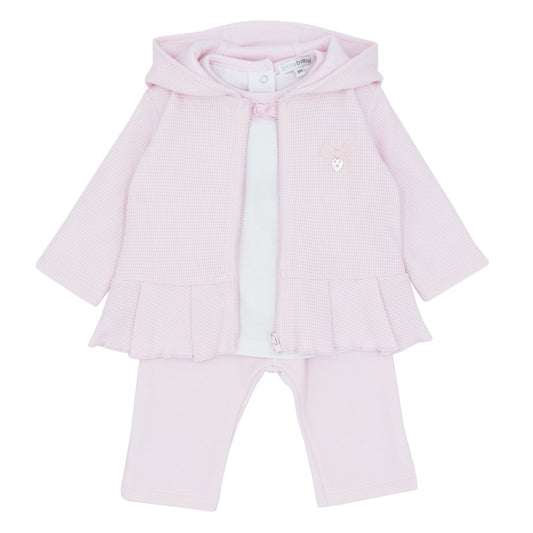 Blues baby AW25 girls pink 3 piece set - BB2204