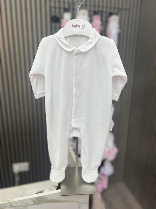 Baby gi AW25 - white angel babygrow