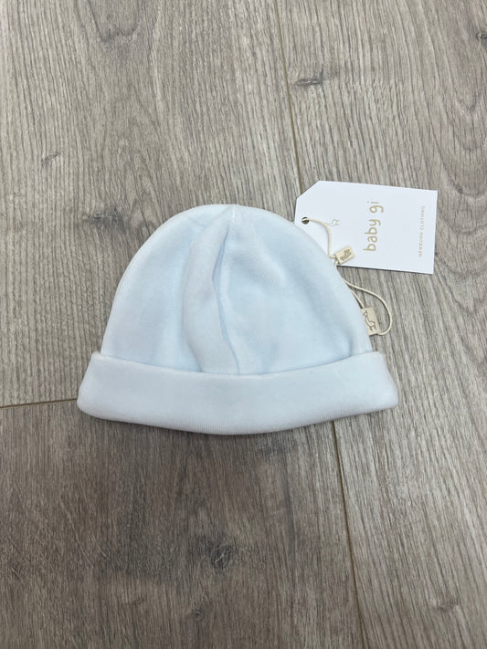 Baby gi AW25 - blue velour hat