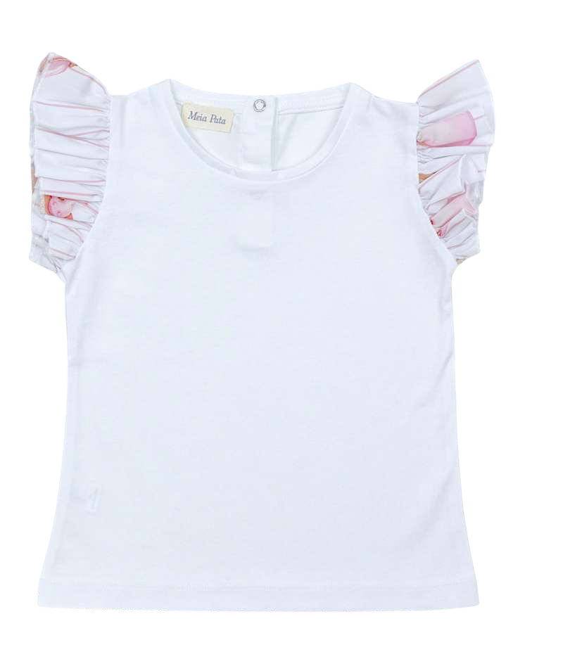 Meia Pata Milkshake Girls Bubbly Shorts & Tshirt