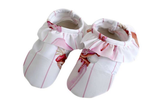 Meia Pata Milkshake Frill Non slip shoe