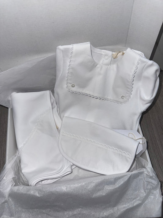 Baby gi SS26 white unisex box set