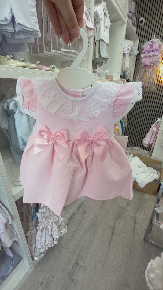 Kleo kids KL38 girls pink dress