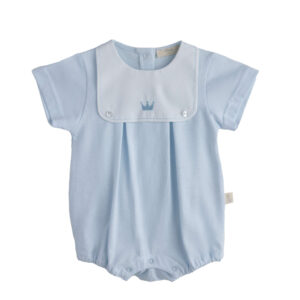 Baby Gi Blue Little Royals Romper