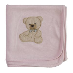 Baby Gi Sweet Teddy Pink Blanket