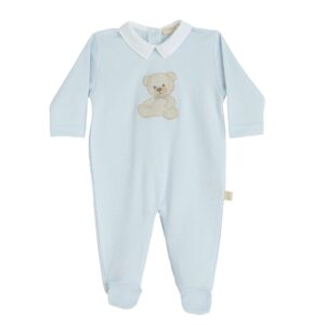 Baby Gi Sweet Teddy Blue Sleepsuit